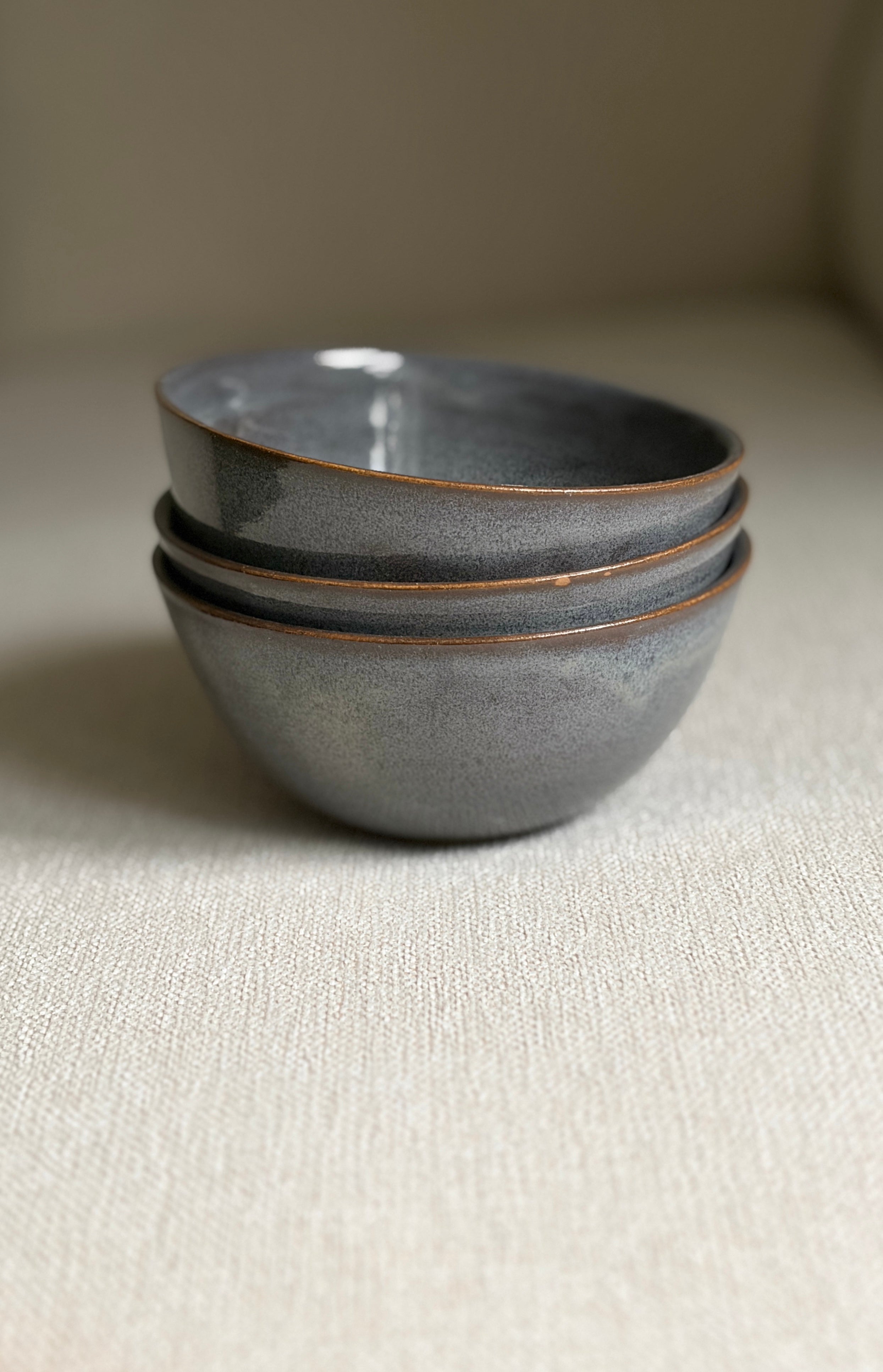 Müslischale – Graublau