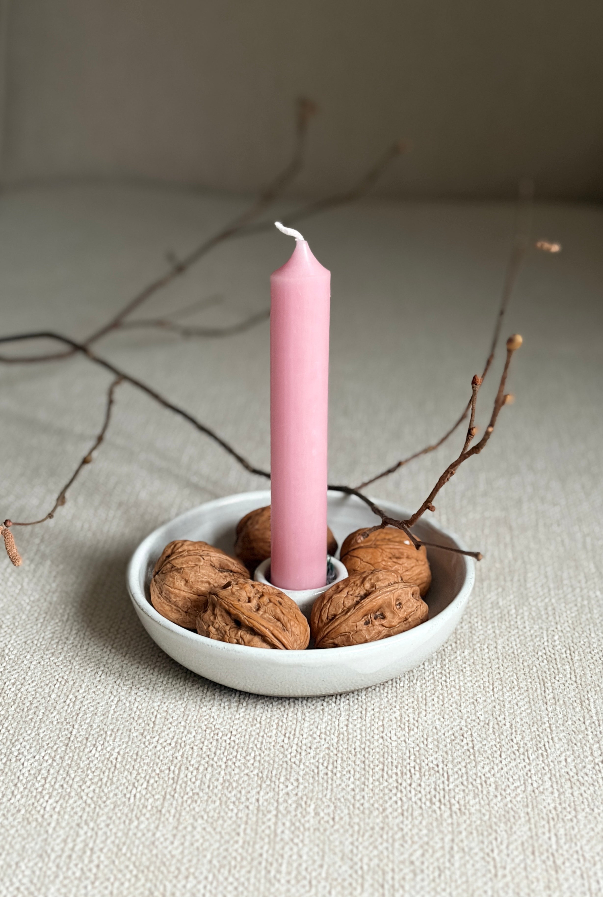 Kerzenhalter – Weiß